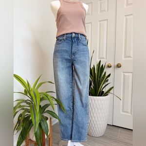 Madewell Women's The Perfect Vintage Straight Leg Jeans in Light Blue Size 25